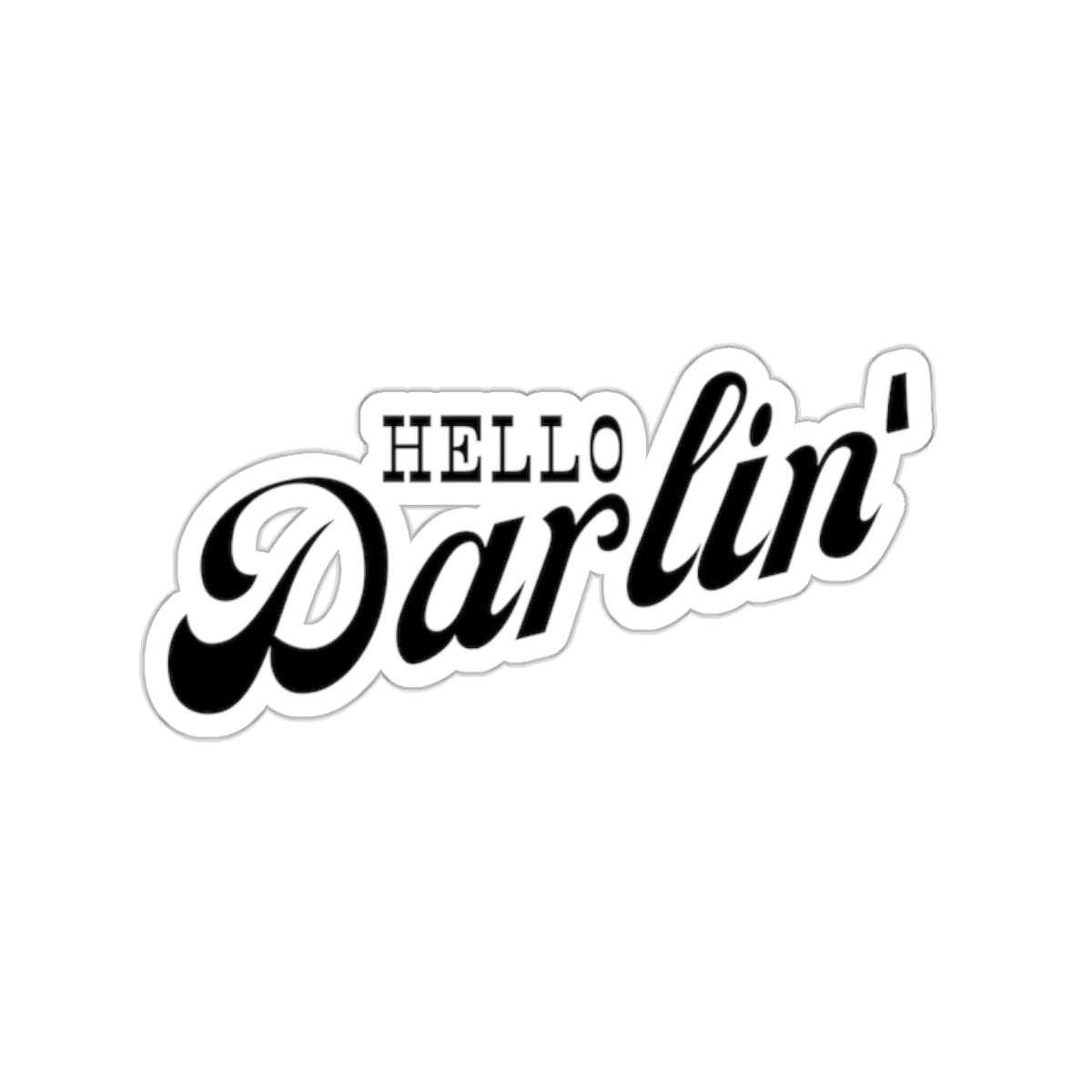 Hello Darlin’ Kiss-Cut Stickers