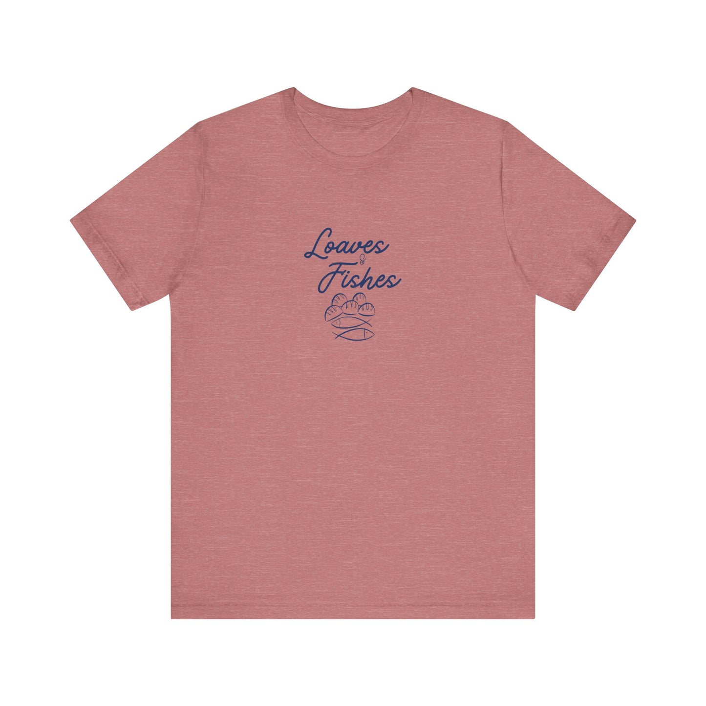 Loaves & fishes Jersey Short Sleeve Tee