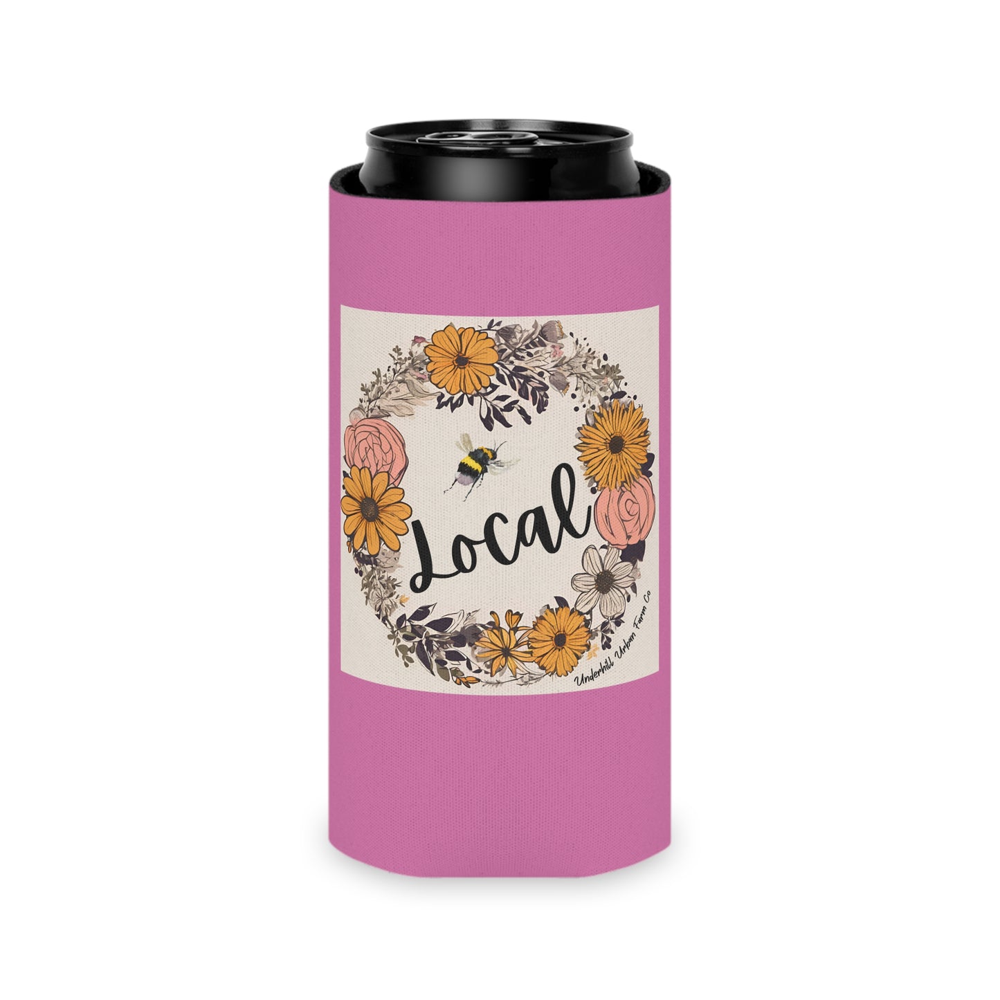 Bee Local Can Cooler