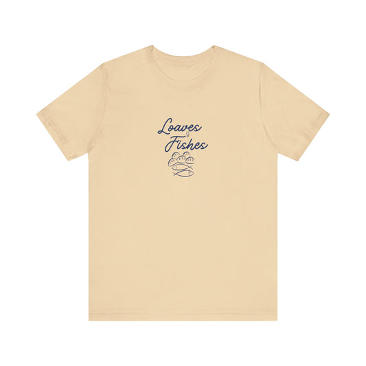 Loaves & fishes Jersey Short Sleeve Tee